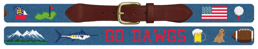 Custom Needlepoint Belt