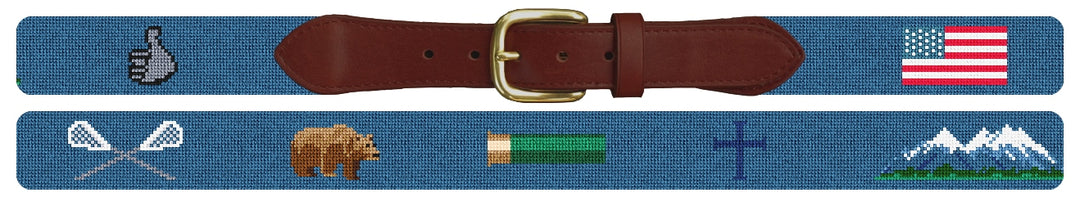 Custom Needlepoint Belt
