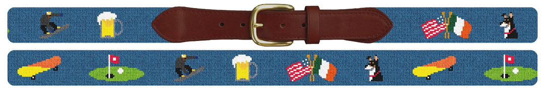 Custom Needlepoint Belt