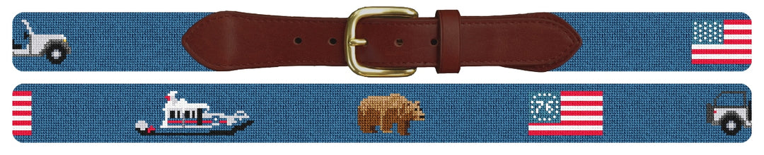 Custom Needlepoint Belt