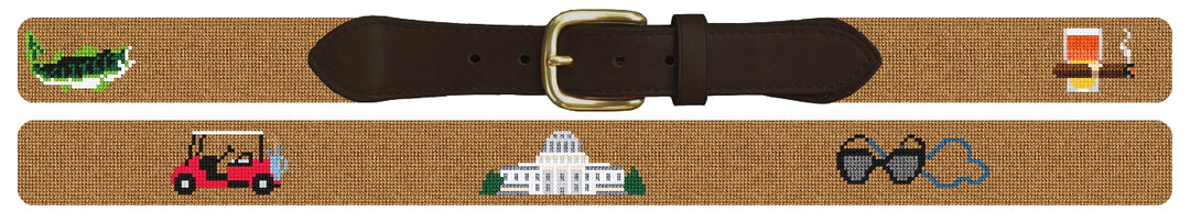 Custom Needlepoint Belt