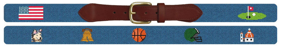 Custom Needlepoint Belt