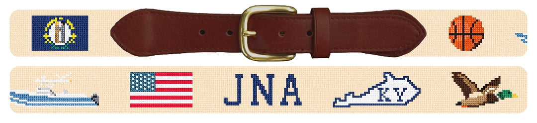 Custom Needlepoint Belt