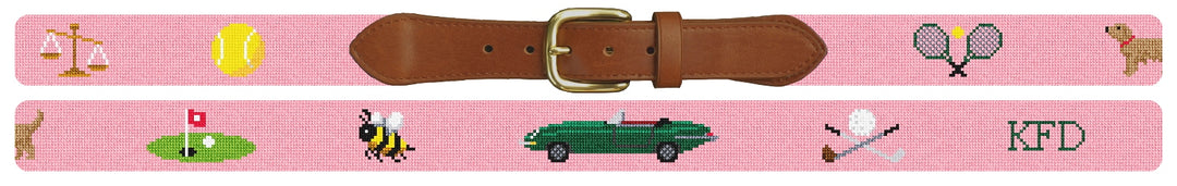 Custom Needlepoint Belt