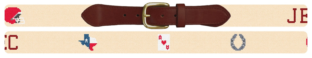 Custom Needlepoint Belt
