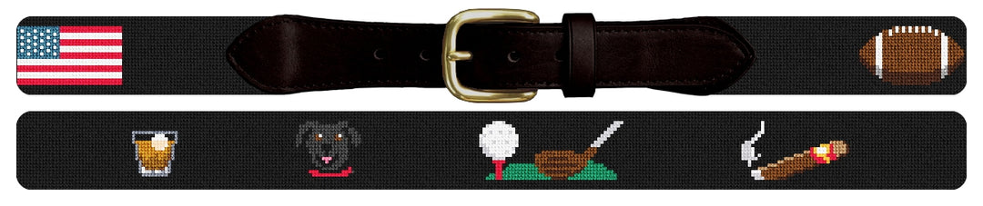 Custom Needlepoint Belt