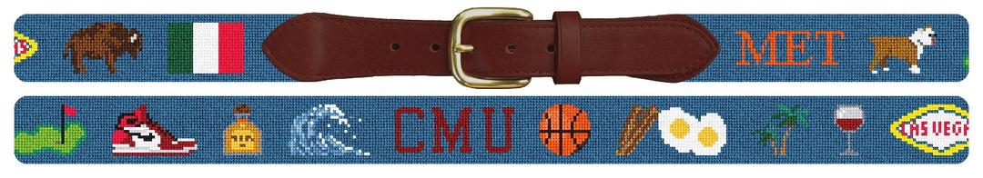 Custom Needlepoint Belt