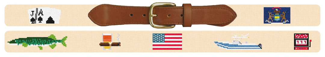 Custom Needlepoint Belt