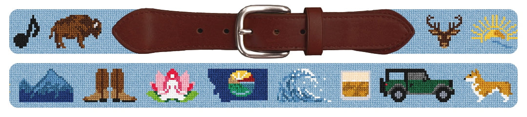 Custom Needlepoint Belt