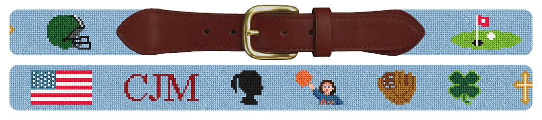 Custom Needlepoint Belt