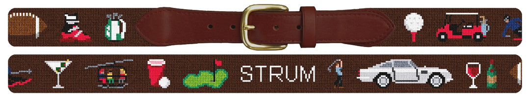 Custom Needlepoint Belt