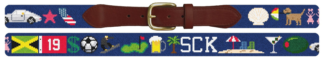 Custom Needlepoint Belt