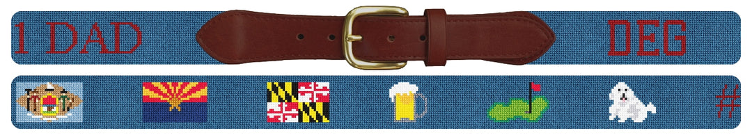 Custom Needlepoint Belt