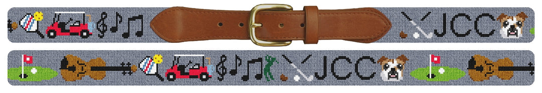 Custom Needlepoint Belt