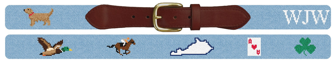 Custom Needlepoint Belt