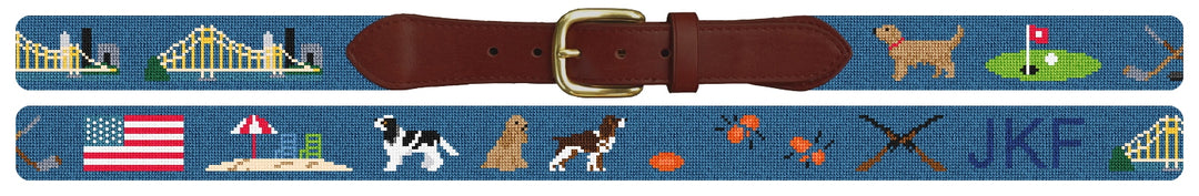 Custom Needlepoint Belt