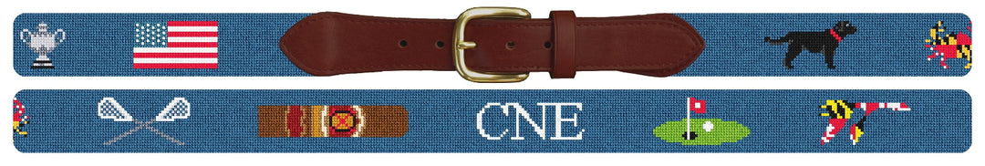 Custom Needlepoint Belt