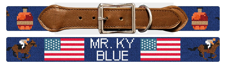 Custom Needlepoint Dog Collar