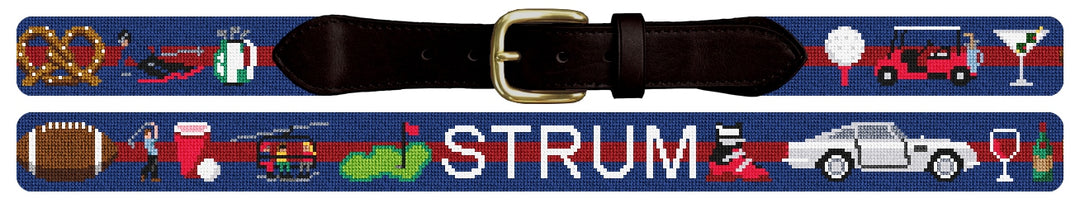 Custom Needlepoint Belt