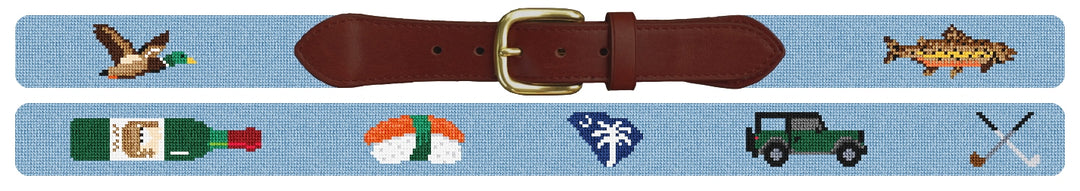 Custom Needlepoint Belt