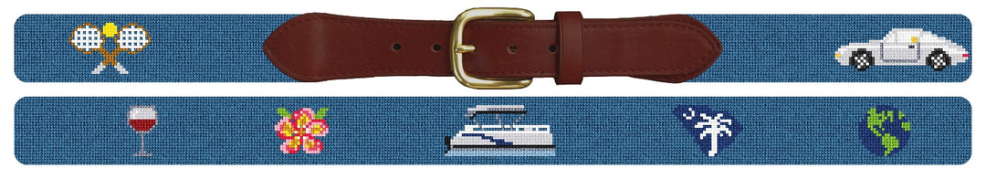Custom Needlepoint Belt