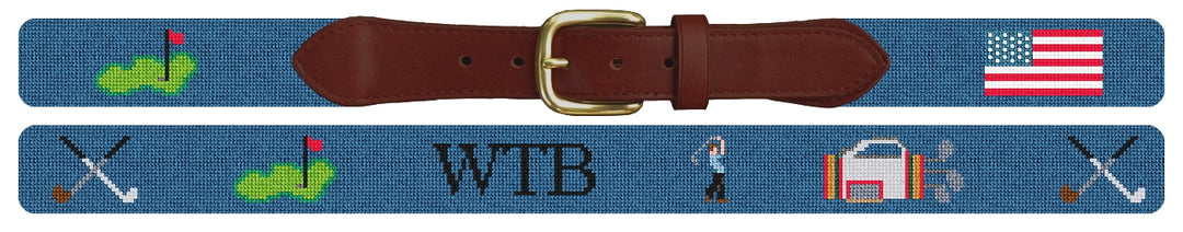 Custom Needlepoint Belt