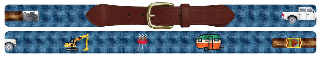 Custom Needlepoint Belt