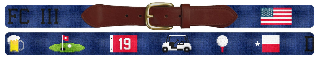 Custom Needlepoint Belt