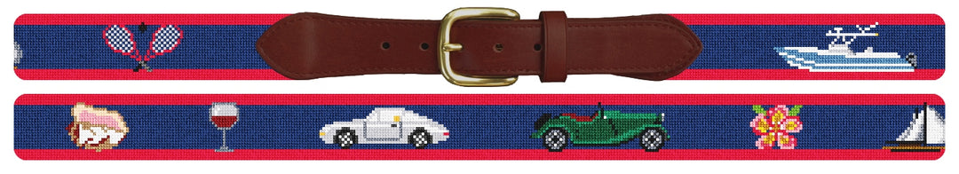 Custom Needlepoint Belt