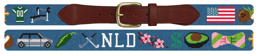 Custom Needlepoint Belt