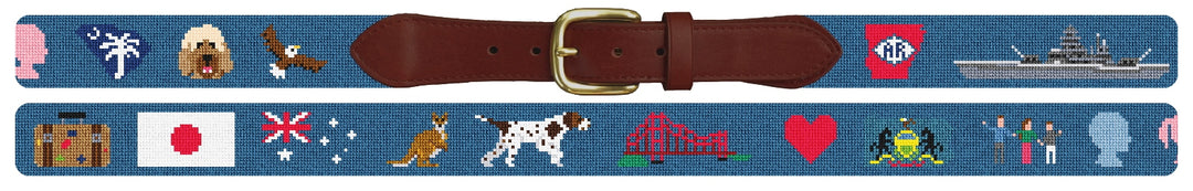 Custom Needlepoint Belt