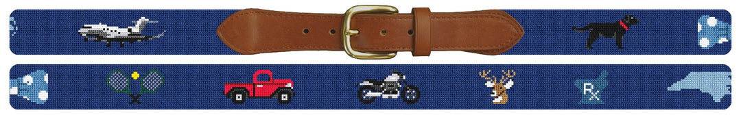 Custom Needlepoint Belt