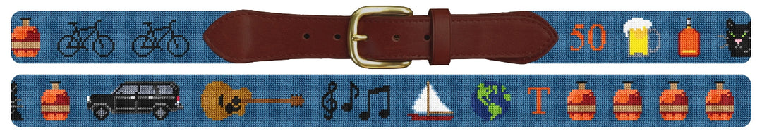 Custom Needlepoint Belt