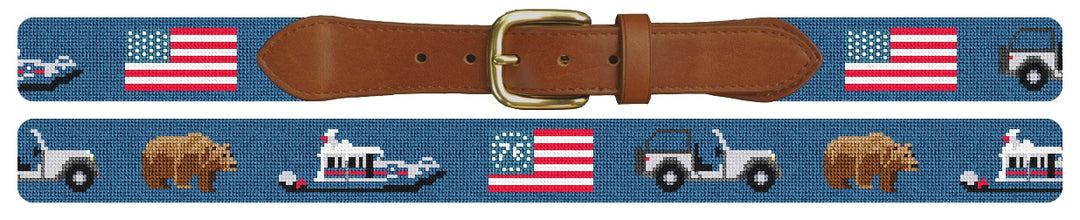 Custom Needlepoint Belt