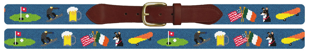 Custom Needlepoint Belt