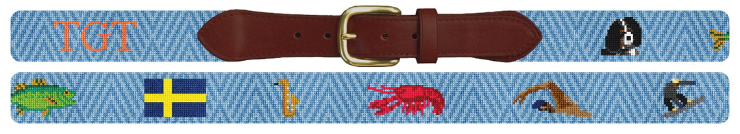 Custom Needlepoint Belt
