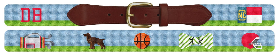 Custom Needlepoint Belt