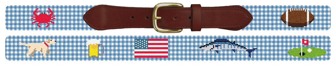 Custom Needlepoint Belt