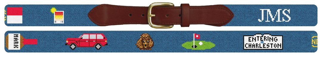 Custom Needlepoint Belt