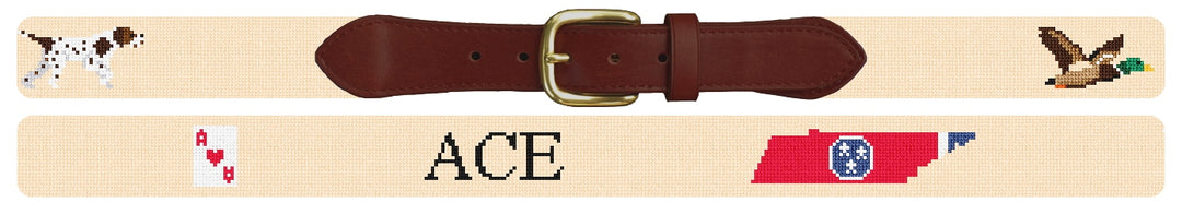 Custom Needlepoint Belt