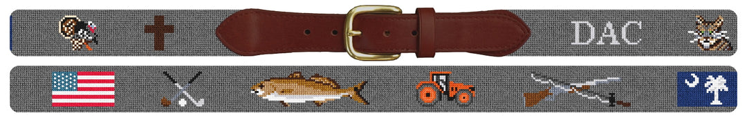 Custom Needlepoint Belt