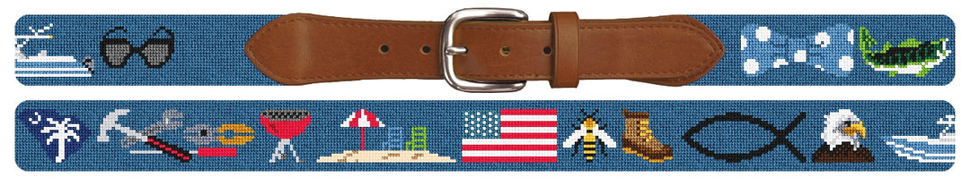 Custom Needlepoint Belt