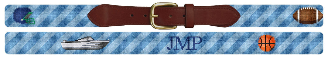 Custom Needlepoint Belt