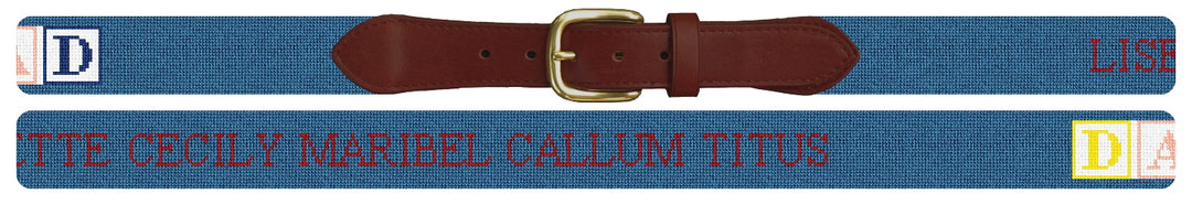 Custom Needlepoint Belt