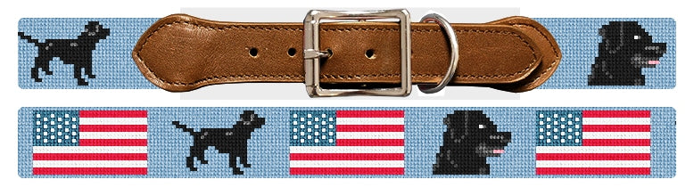 Custom Needlepoint Dog Collar