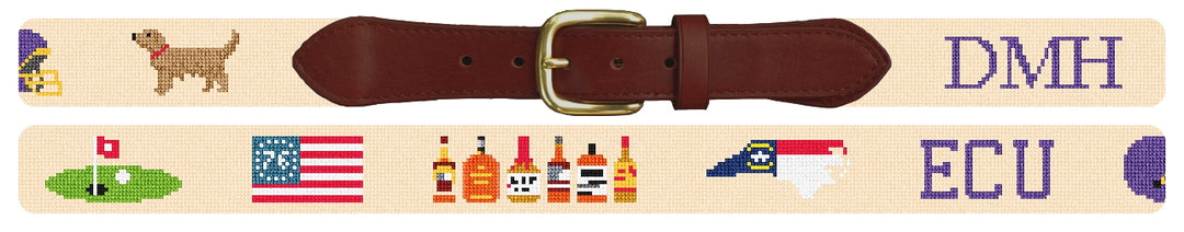 Custom Needlepoint Belt