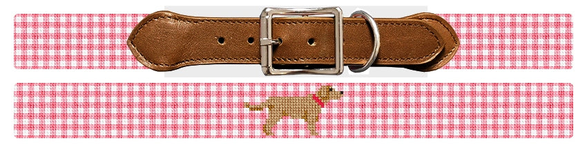 Custom Needlepoint Dog Collar