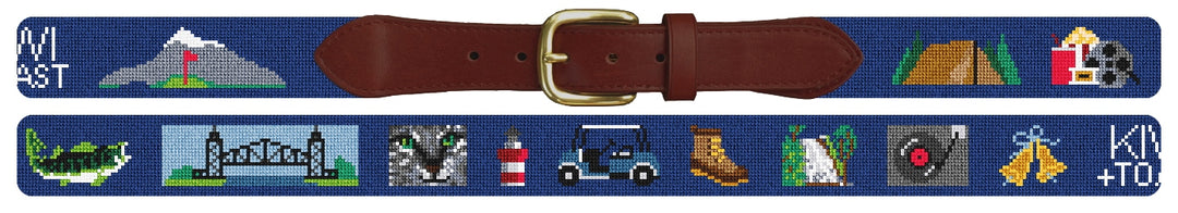 Custom Needlepoint Belt