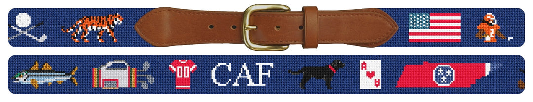 Custom Needlepoint Belt