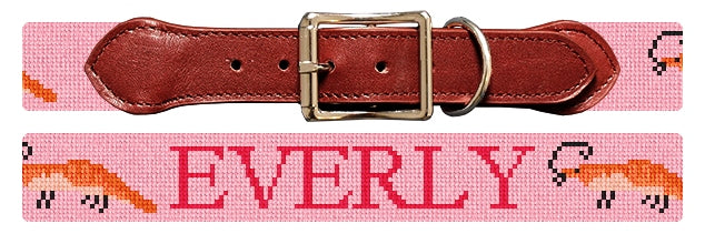 Custom Needlepoint Dog Collar
